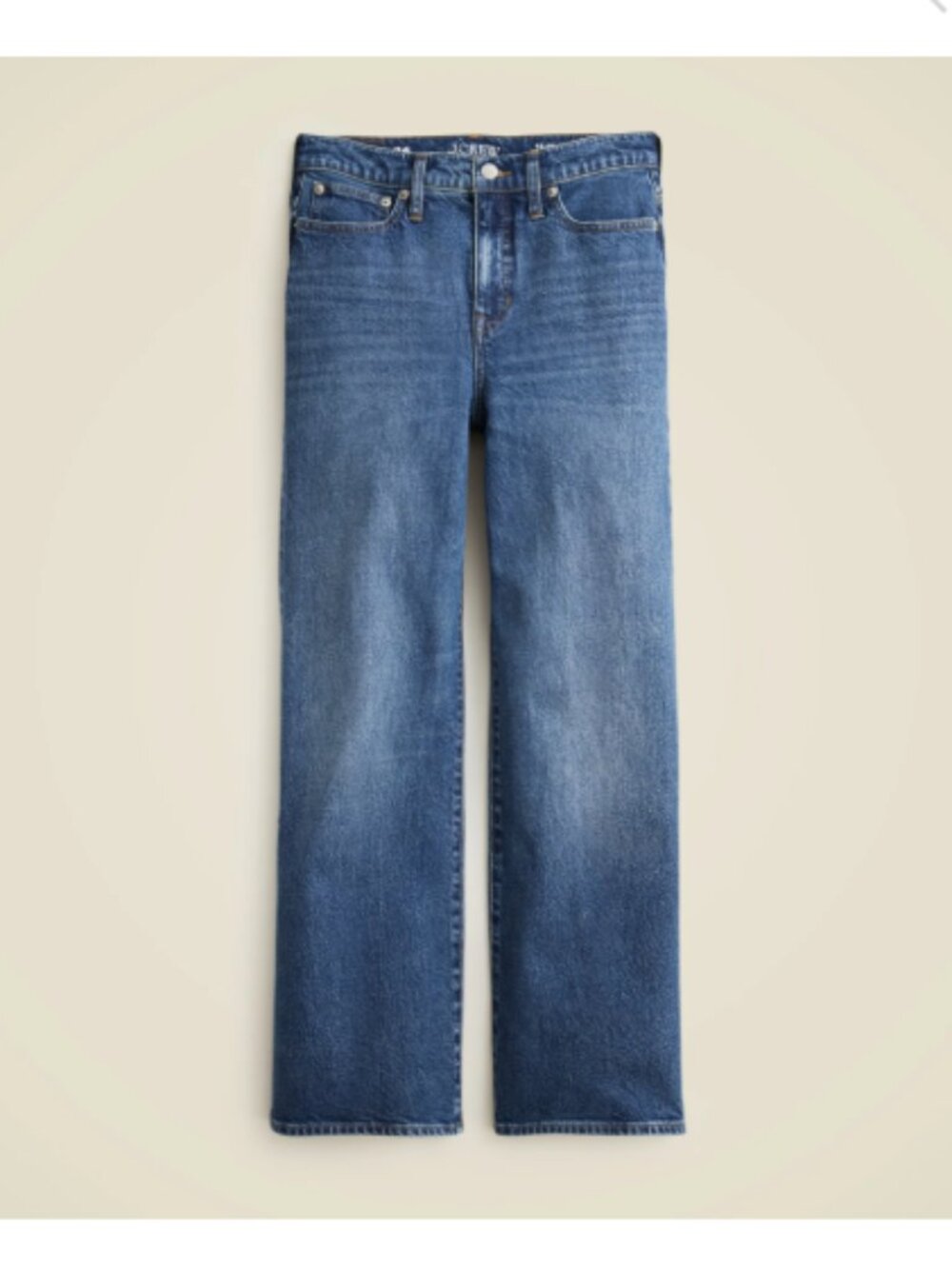J. CREW Re-Imagined 96  Slim Wide Leg Jeans Size 29